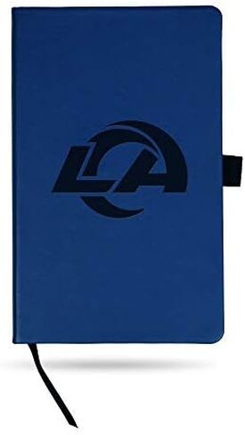 Rico Industries NFL Football Los Angeles Rams Blue - Primary Laser Engraved Small Notepad in Saudi Arabia
