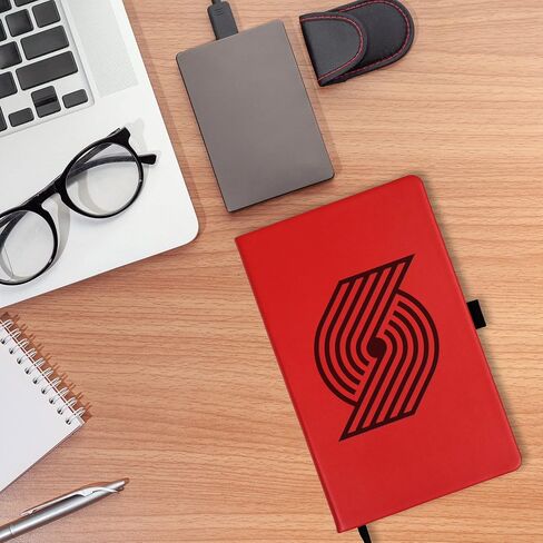 Rico Industries NBA Portland Trail Blazers Laser-Engraved Color Notepad, 5.25 x 8.25-inches in Saudi Arabia