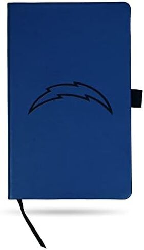 مفكرة ملونة محفورة بالليزر من Rico Industries NFL Los Angeles Chargers، 5.25 × 8.25 بوصة in Saudi Arabia