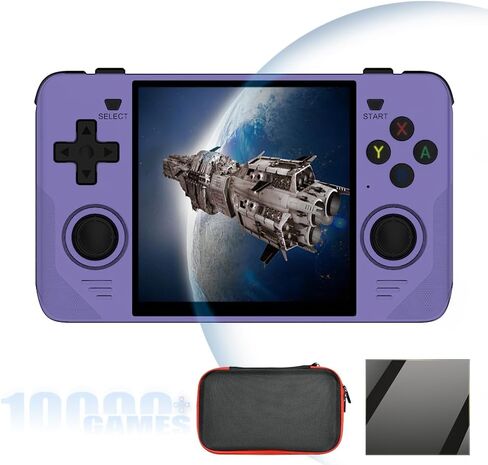 وحدة تحكم ألعاب محمولة باليد RGB30 مقاس 4.0 بوصة وحدات تحكم ألعاب Pro Retro ألعاب فيديو كلاسيكية نظام مثبت مسبقًا وحدات تحكم ألعاب مدمجة ببطارية قابلة للشحن 128 جيجابايت أصفر in Kuwait