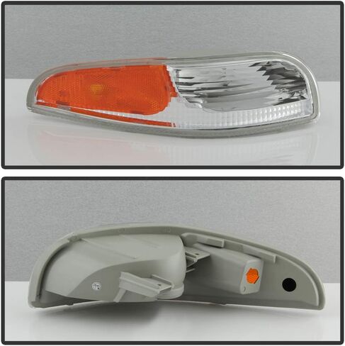 ACANII - For 1997-2004 Chevy Corvette C5 Chrome Housing Bumper Turn Signal Parking Lights Side Marker Lamps Left+Right in Saudi Arabia