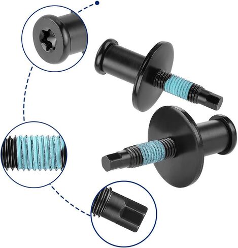 مجموعة مسامير قفل مزلاج الباب الخلفي من ATNVIDSG متوافقة مع Ford F150 F250 F350 F450 F550 Super Duty Explorer Sport Trac 1997-2016 قفل مزلاج الباب الخلفي # 1L3Z-99404A42-AA (قطعتان) in Kuwait