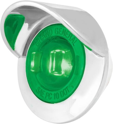GG Grand General 75262 مصباح LED صغير مزدوج الوظيفة مقاس 1 بوصة مع إطار بلاستيكي من الكروم وواقي للشاحنات والمقطورات وATVs وUTVs وRVs in Saudi Arabia