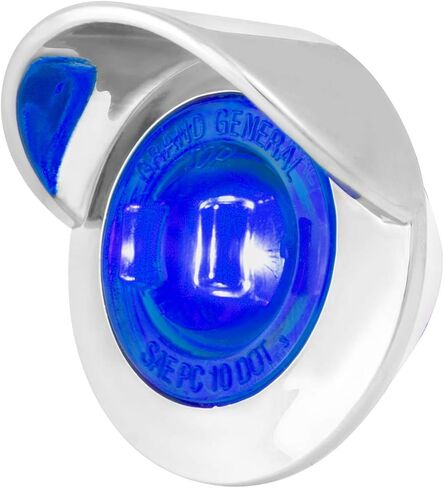 GG Grand General 75262 مصباح LED صغير مزدوج الوظيفة مقاس 1 بوصة مع إطار بلاستيكي من الكروم وواقي للشاحنات والمقطورات وATVs وUTVs وRVs in Saudi Arabia