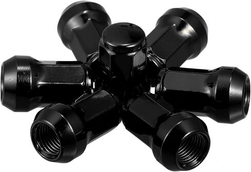 ACROPIX M12 x 1.5 سيارة العروة المكسرات مخروط مقعد نهاية مغلقة انتفاخ الجوزة عرافة عجلة الجوز مع مفتاح المقبس لهجة الذهب - حزمة من 20 in Kuwait