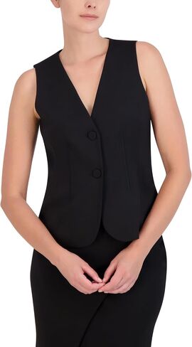 BCBGMAXAZRIA womens Sleeveless V Neck Vest in Saudi Arabia