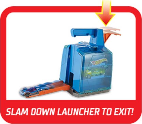 Hot Wheels Launch Case Storage Holds 6 1:64 Scale Diecast Toy Cars for Boys Ages 5 to 10 in Saudi Arabia