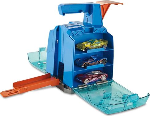Hot Wheels Launch Case Storage Holds 6 1:64 Scale Diecast Toy Cars for Boys Ages 5 to 10 in Saudi Arabia