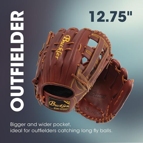 Buckler 'Core' Series - Kip Leather Baseball Gloves - Outfielder - 12.75" - Right-Hand-Throw in Saudi Arabia
