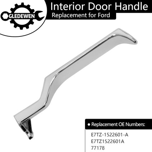 Gledewen Interior Door Handle All Metal Front Rear Right Passenger Side | Replacement for 1987-1996 Ford Bronco F150 F250 F350 F53 F59 F800 | Replaces# E7TZ-1522600-A, 77177 in Saudi Arabia