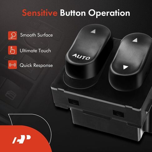 A-Premium Front Driver Power Window Switch Compatible with Ford F-150 F150 1999-2002 F-250 F250 1999 Standard Cab 2-Door Only, Replace # XL3Z14529AA in Saudi Arabia