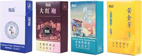 YFIONE Smoking Cessation Products, Herbal Sticks, Nicotine Free, Tobacco Free, Help Stop Smoking, Smokeless Inhalers，4packs, 80 Sticks in Kuwait