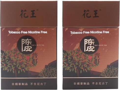 خالية من التبغ، خالية من النيكوتين، سجائر الشاي العشبية، عبوتين، 40 دخانًا in Kuwait