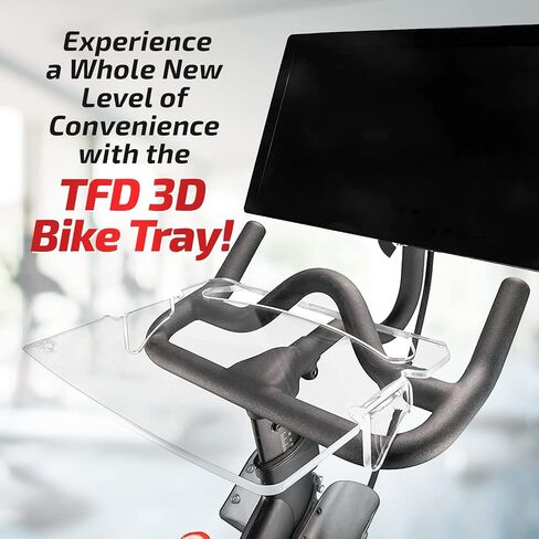 TFD The Tray3D | Compatible with Peloton Bike Gen 3 & Bike+ (Both Models), Made in the USA, Laptop & Desk Tray Holder | Designed with Premium Grade Acrylic Materials - The Ultimate Peloton Accessories in Saudi Arabia