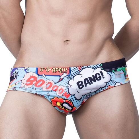 UXH New Men's Tigh Swimming Briefs whiteTrunks Swimwear Swimsuit Water Repellent Man Beach Short Men Swim Suit in Saudi Arabia