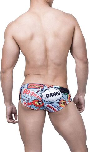 UXH New Men's Tigh Swimming Briefs whiteTrunks Swimwear Swimsuit Water Repellent Man Beach Short Men Swim Suit in Saudi Arabia