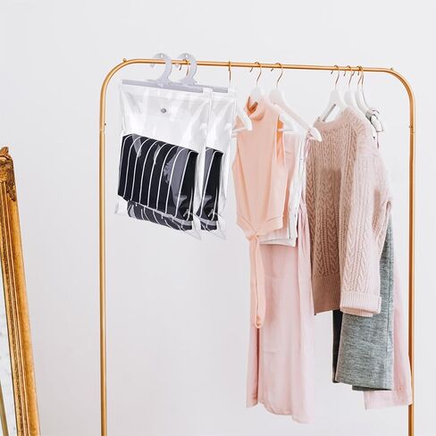 Hanging Storage Bags,Large Hook Hang-Up Clear Plastic Bags,Book Pouch Kids School Supply Kit for Classroom Library Pharmacy Use,School Supplies for Girls and Boys,10" X13" (Set of 12) in Kuwait