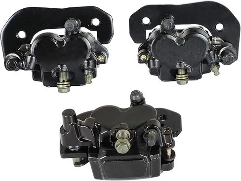 Silscvtt Front Rear Brake Calipers with Pads Replacement for Outlander 450 500 570 650 800R 850 1000 1000R 705600862 703500968 703500967 705600861 705600859 in Saudi Arabia