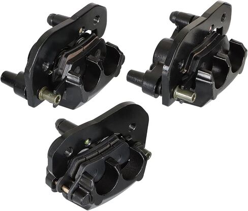 Silscvtt Front Rear Brake Calipers with Pads Replacement for Outlander 450 500 570 650 800R 850 1000 1000R 705600862 703500968 703500967 705600861 705600859 in Saudi Arabia