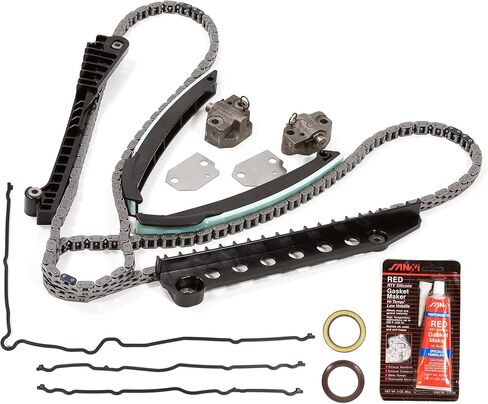 Evergreen TKTCS6054NG Compatible With 97-13 Ford F150 F250 E150 E250 Expedition Excursion Lincoln 5.4 SOHC 16V VIN L / 6.8 SOHC 20V VIN S Timing Chain Kit w/o Gears Timing Cover Gasket in Saudi Arabia