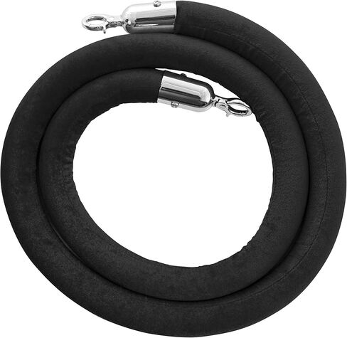 الوزن الأمريكي - U2140 Premier Chrome Post وحبل أسود مخملي للتحكم في الحشود in Kuwait