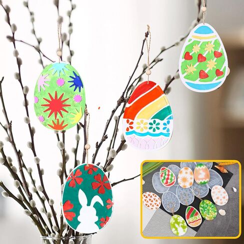 Wehous 2PCS Easter Resin Molds, Egg Resin Mold Keychain Mold with Hole Unique Jewelry Pendant Earrings Silicone Molds Bunny Egg Shape Epoxy Resin Casting Clay Mold Art Craft Keychain Easter Home Decor in Saudi Arabia