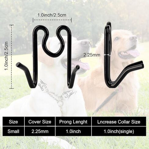 طوق الكلب وصلات إضافية 6 حزم من الفولاذ المطلي بالكروم وصلات طوق تدريب الكلاب بدون سحب وصلات إضافية سوداء طوق مسنن للكلاب 2.25/2.5 مم طوق قرصة من الفولاذ المقاوم للصدأ، 2.25 مم in Kuwait