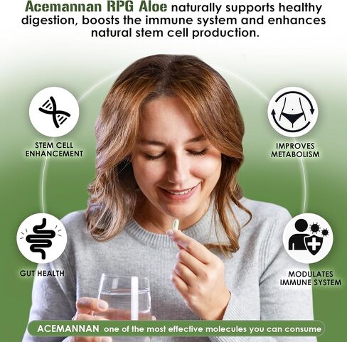 Acemannan RPG Aloe 250MG Capsules in Saudi Arabia