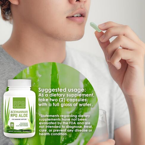 Acemannan RPG Aloe 250MG Capsules in Saudi Arabia