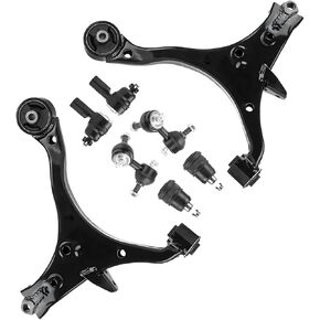 ذراع التحكم السفلى في الجبهة مع قضبان التعادل المفصلية في كرة التقييم التي تتناسب مع 2001 2002 2003 2004 2005 هوندا سيفيك سيدان وكوبيه كيت K640288 K640287-8 PCS in Kuwait