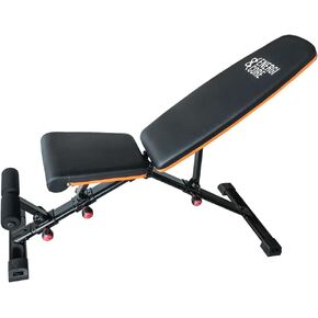 مقعد تمرين قابل للتعديل لصالة الألعاب الرياضية المنزلية - مقعد رفع الأثقال قابل للطي ومنحدر بشكل مسطح لتدريب قوة الجسم بالكامل | مقعد تمرين مدمج لتمارين الدمبل واللياقة البدنية من إنرجي كور in Kuwait