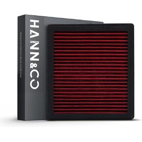 Hann & Co قابلة للغسل وقابلة لإعادة الاستخدام مرشح الهواء المقصورة عالية التدفق ， أكثر من 15 عامًا من عمر الخدمة-مناسبة لـ Honda Accord ， Civic ， CR-V ， Passport ； Acura استبدال CF10134 ， CP134 ， VF2001 （HCC1021-OX）） in Kuwait