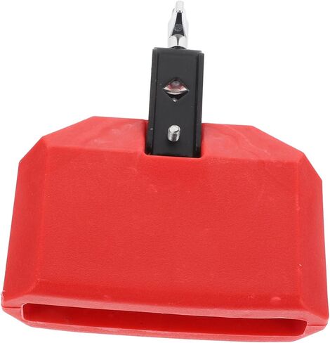 DECHOUS 6-Inch Red Cowbell for Drum Set Wear-Resistant Percussion Accessory for Musicians and Sporting Events in Saudi Arabia