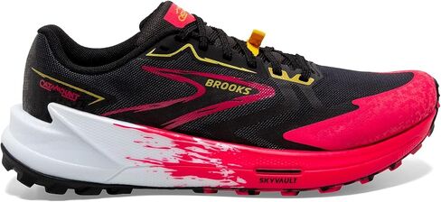 Brooks Catamount 3 أحذية نسائية الحجم 7.5 ، اللون: ديفا وردي/أسماك زرقاء/ورقية أسود in Kuwait