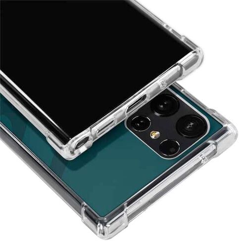 حافظة هاتف Skinit الشفافة متوافقة مع هاتف Galaxy S24 Ultra - تصميم فيلادلفيا إيجلز المرخص رسميًا من الدوري الوطني لكرة القدم الأمريكية in Kuwait