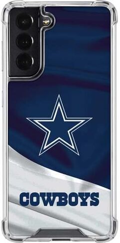 Skinit Clear Phone Case Compatible with Galaxy S22 - Officially Licensed NFL Dallas Cowboys Design in Saudi Arabia