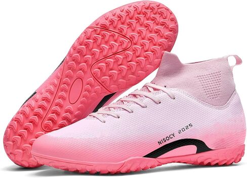 أحذية كرة القدم للرجال من NISOCY، أحذية كرة قدم عالية الجودة للاستخدام في الهواء الطلق/الداخل، حذاء رياضي خفيف الوزن TF AG للتدريب على كرة القدم in Kuwait