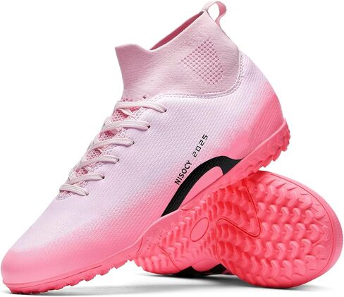 أحذية كرة القدم للرجال من NISOCY، أحذية كرة قدم عالية الجودة للاستخدام في الهواء الطلق/الداخل، حذاء رياضي خفيف الوزن TF AG للتدريب على كرة القدم in Kuwait