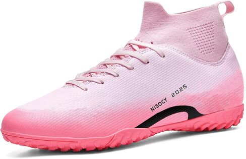 أحذية كرة القدم للرجال من NISOCY، أحذية كرة قدم عالية الجودة للاستخدام في الهواء الطلق/الداخل، حذاء رياضي خفيف الوزن TF AG للتدريب على كرة القدم in Kuwait