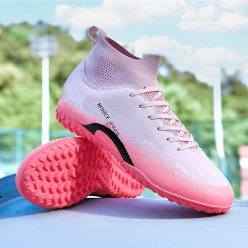 أحذية كرة القدم للرجال من NISOCY، أحذية كرة قدم عالية الجودة للاستخدام في الهواء الطلق/الداخل، حذاء رياضي خفيف الوزن TF AG للتدريب على كرة القدم in Kuwait