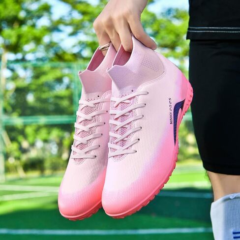 أحذية كرة القدم للرجال من NISOCY، أحذية كرة قدم عالية الجودة للاستخدام في الهواء الطلق/الداخل، حذاء رياضي خفيف الوزن TF AG للتدريب على كرة القدم in Kuwait