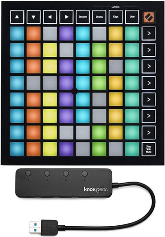 وحدة تحكم الشبكة Novation Launchpad Mini MK3 لـ Ableton Live مع 3.0 4 منافذ USB HUB in Kuwait
