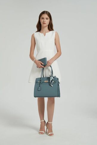 Designer Classic Top Handbags For women, Shoulder Purses For Ladies, Adjustable Strap Work Satchel with Wallet in Saudi Arabia