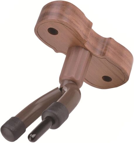 Wall Mounted Violin Erhu Hanger with Black Walnut Base Stable Music Instrument Hook for Wall Storage Durable Hardwood Display Rack for Home and Studio in Saudi Arabia