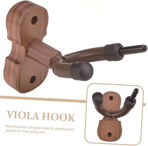 ibasenice Wall Mounted Violin Stand with Protective Surface Stable and Compact Hanger for Violin Erhu Storage Lightweight Wall Hook for Easy Instrument Display and Carry in Saudi Arabia
