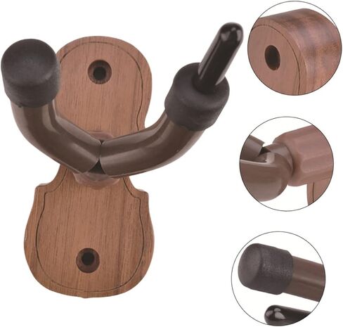 UPKOCH الكمان شماعات جدار جبل هوك مع قاعدة الجوز دائم آلة الموسيقى شنقا هوك للكمان Erhu مستقرة وسهلة التركيب رف الجدار لتخزين المنزل والاستوديو in Saudi Arabia