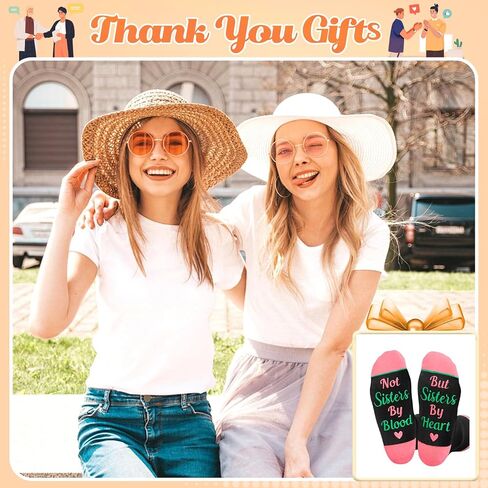 HAPPYPOP Bestie Gifts Ideas Socks for Women - Bestfriend Friendship Appreciation Gifts, Friend Socks in Saudi Arabia