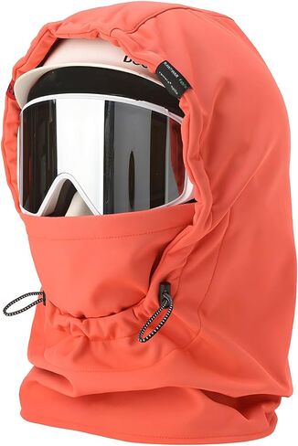DOOK SNOW Ski Helmet Hood Cover - 3-in-1 Windproof Balaclava with Adjustable Drawstring, Fleece Lined Face Mask for Men&Women in Kuwait