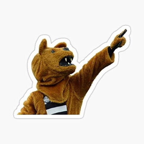 ملصق Penn State Nittany Lion Mascot - ملصق جرافيك - تلقائي، جدار، كمبيوتر محمول، خلية، ملصق شاحنة للنوافذ، السيارات، الشاحنات in Saudi Arabia
