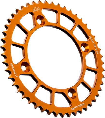 JT Sprockets JTA895.46ORG Orange Racelite Anodized Aluminum 7075 T6 Rear Sprocket, Single in Saudi Arabia